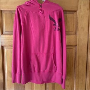 AMERICAN EAGLE Pink Sweatshirt with Hood